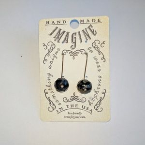 Imagine gold plated handmade earrings